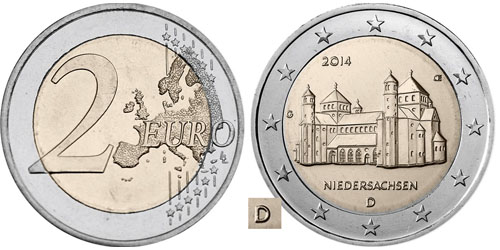 2 Euros Bundesländer - Niedersachsen 