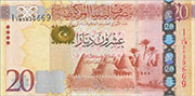 Libya 20 Dinars 2012 Pic 79